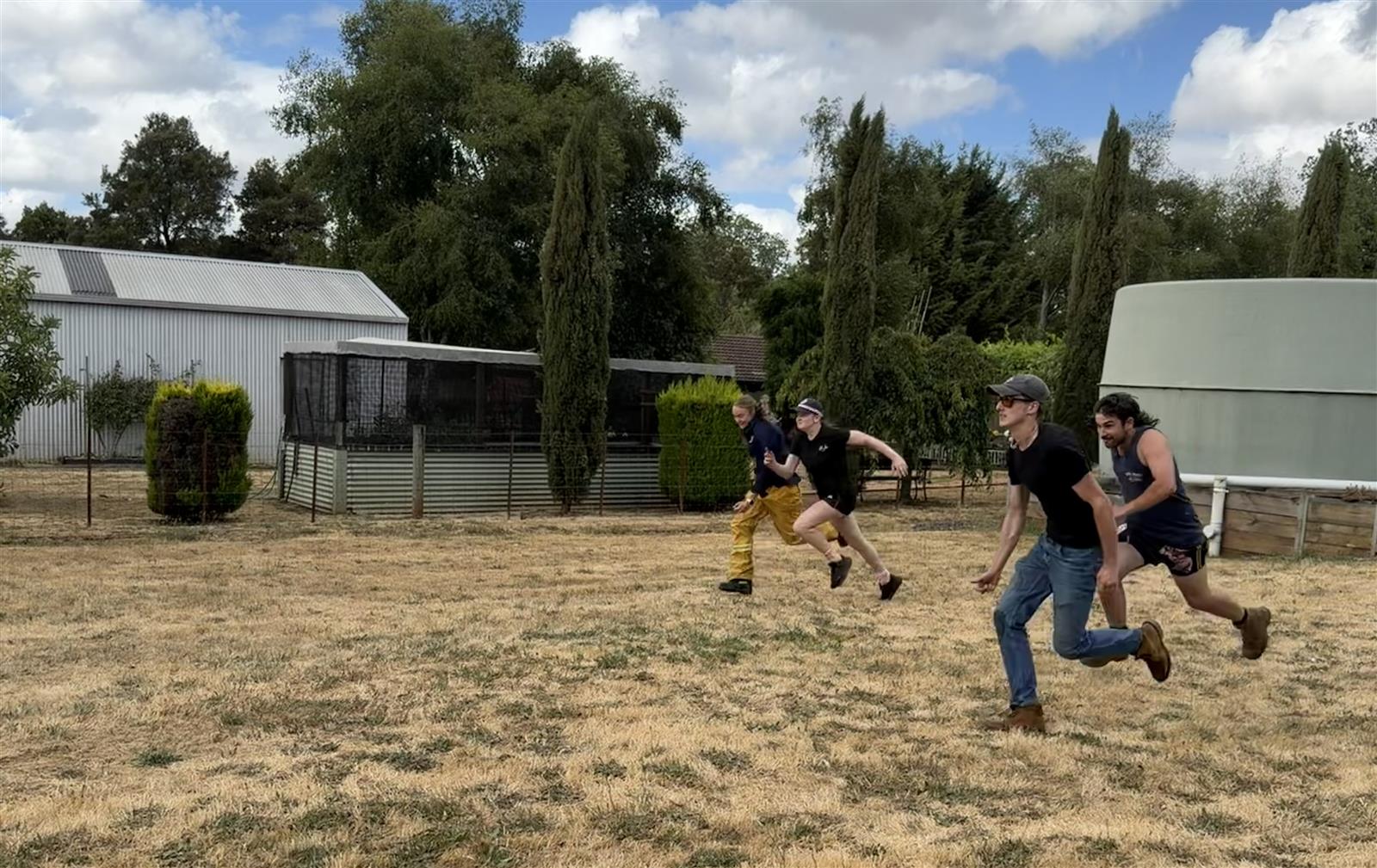Members of the Glenlyon Brigade during a training session